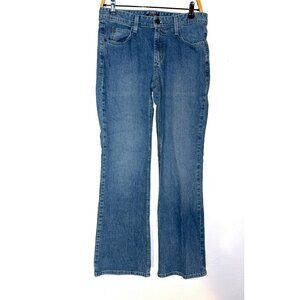 Eddie Bauer Classic Fit Bootcut Denim Jeans Cotton Spandex Blend Size 8